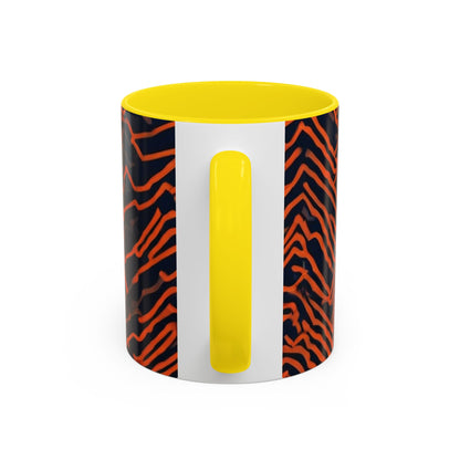 boostlete-field-day-pattern-ekg-modern-0087 — Accent Mug 11oz/15oz