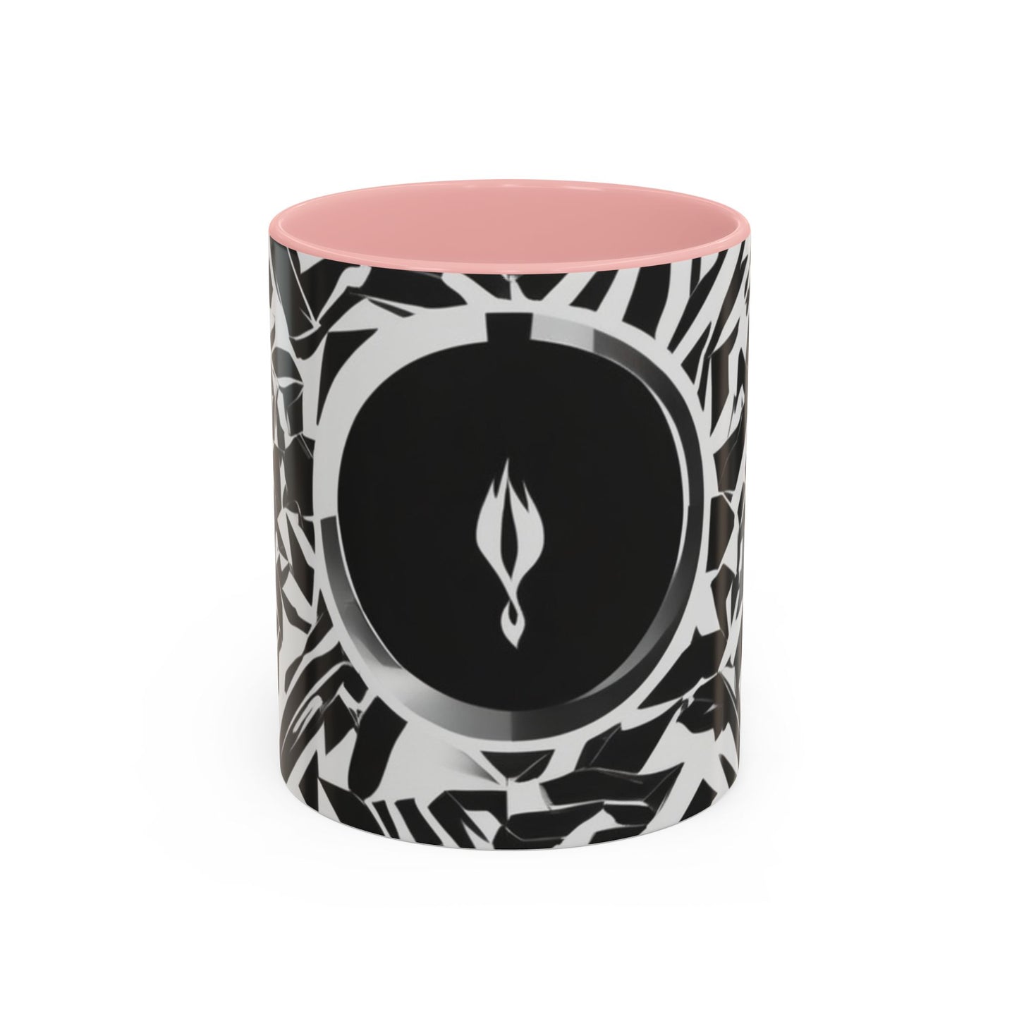 boostlete-am-crew-icon-flame-matte-geometric-0286 — Accent Mug 11oz/15oz
