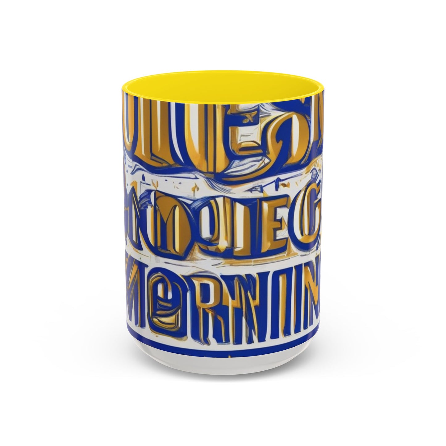boostlete-am-crew-type-own-the-morning-outline-over-solid-vector-0429 — Accent Mug 11/15oz