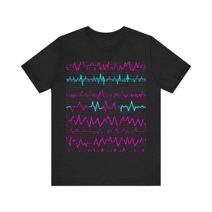 boostlete-boost-mode-pattern-ekg-modern-0111 — Unisex Jersey Short Sleeve (B+C 3001)