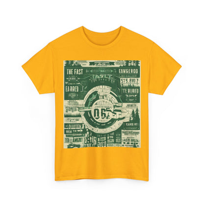 boostlete-mile-by-mile-type-fast-is-earned-big-blueprint-0041 — Unisex Heavy Cotton Tee (Gildan 5000)