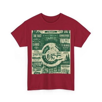 boostlete-mile-by-mile-type-fast-is-earned-big-blueprint-0041 — Unisex Heavy Cotton Tee (Gildan 5000)