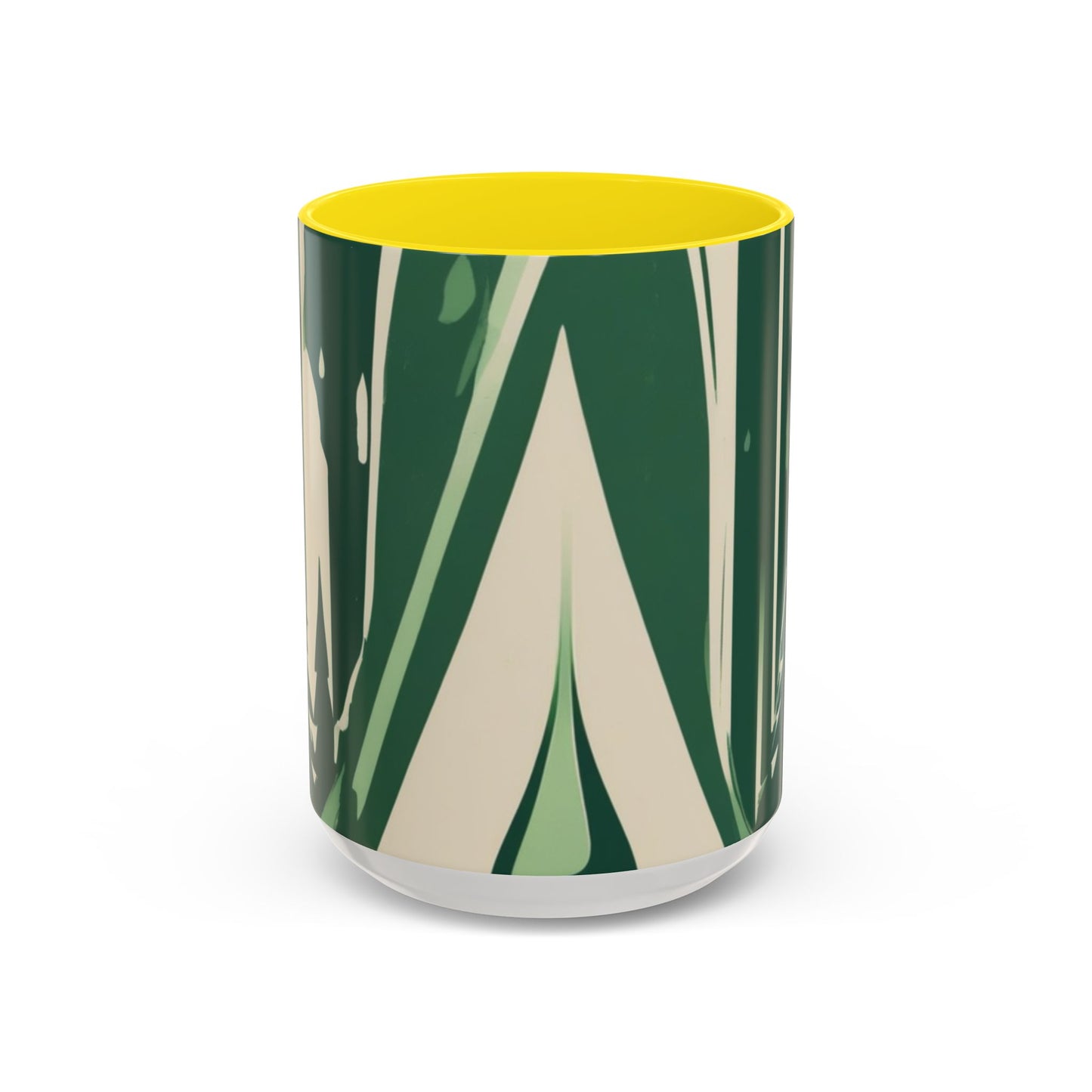 boostlete-quiet-power-icon-water-glitch-retro-0186 — Accent Mug 11/15oz