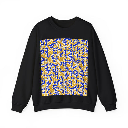 boostlete-rise-grind-pattern-sprint-isometric-0319 — Unisex Heavy Blend Crewneck Sweatshirt (Gildan)