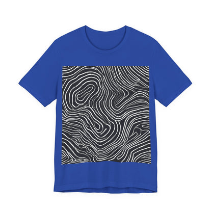 boostlete-field-day-pattern-topographic-badge-0307 — Unisex Jersey Short Sleeve (B+C 3001)