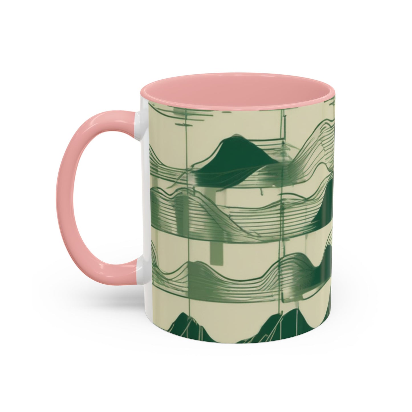 boostlete-mile-by-mile-pattern-audio-blueprint-0971 — Accent Mug 11/15oz