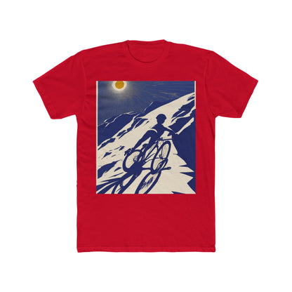 boostlete-am-crew-scene-cyclist-offset-bold-0008 — Unisex Cotton Crew Tee (NL 3600)