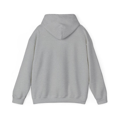 boostlete-iron-intent-type-small-wins-big-waves-outline-over-solid-geometric-0261 — Unisex Heavy Blend Hooded Sweatshirt (Gildan)