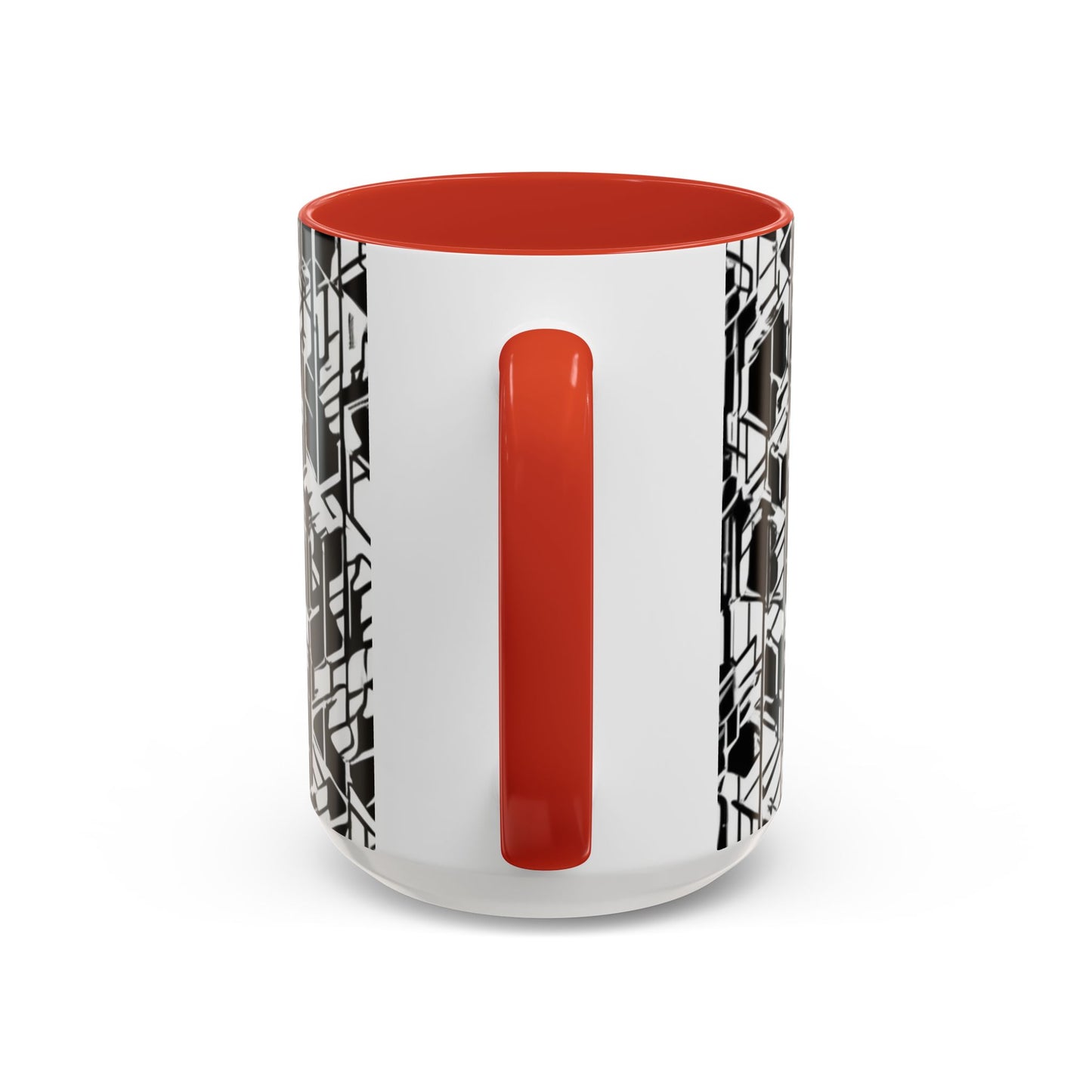 boostlete-field-day-pattern-micro-blueprint-0927 — Accent Mug 11/15oz