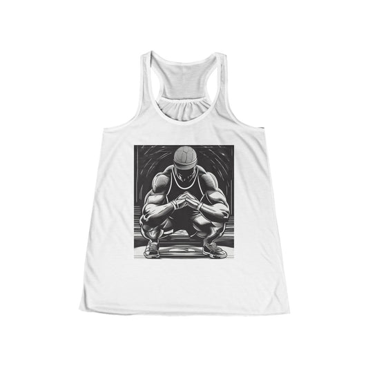 boostlete-pr-season-scene-athlete-outline-athletic-0144 — Women's Flowy Racerback Tank (B+C 8800)