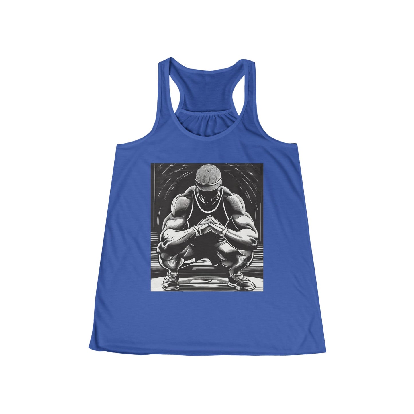 boostlete-pr-season-scene-athlete-outline-athletic-0144 — Women's Flowy Racerback Tank (B+C 8800)