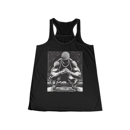 boostlete-pr-season-scene-athlete-outline-athletic-0144 — Women's Flowy Racerback Tank (B+C 8800)