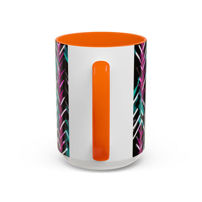boostlete-recovery-progress-pattern-chevron-retro-0243 — Accent Mug 11/15oz