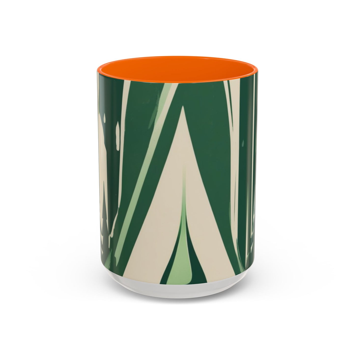 boostlete-quiet-power-icon-water-glitch-retro-0186 — Accent Mug 11oz/15oz