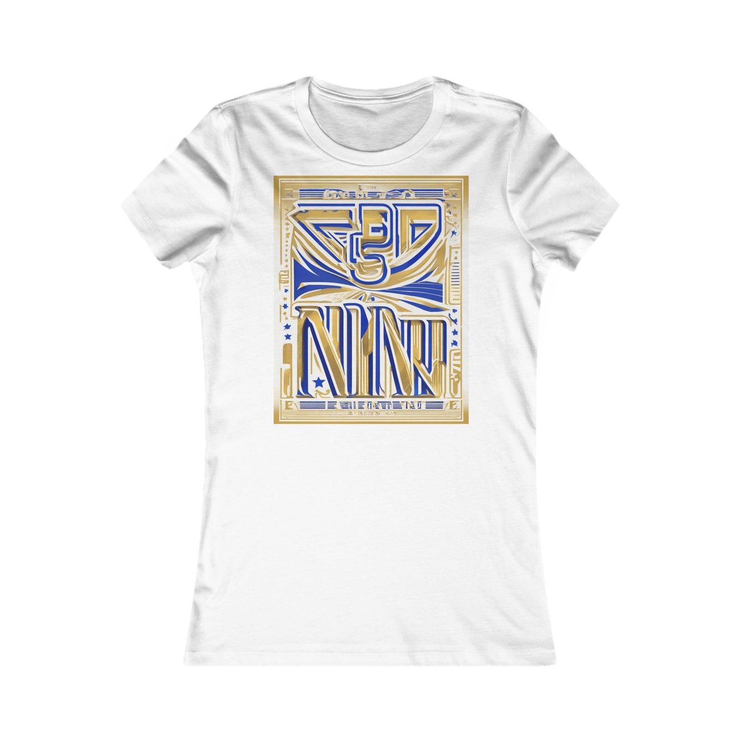 boostlete-boost-mode-type-earned-not-given-outline-over-solid-line-art-0005 — Women's Favorite Tee (B+C 6004)