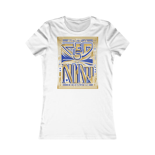 boostlete-boost-mode-type-earned-not-given-outline-over-solid-line-art-0005 — Women's Favorite Tee (B+C 6004)