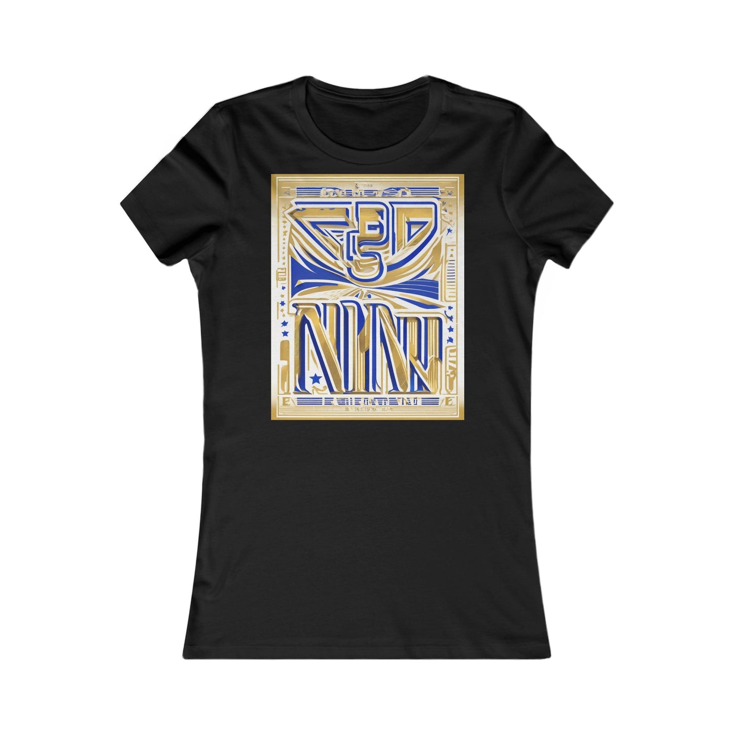 boostlete-boost-mode-type-earned-not-given-outline-over-solid-line-art-0005 — Women's Favorite Tee (B+C 6004)