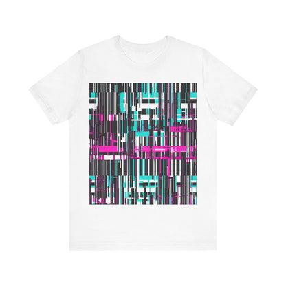 boostlete-am-crew-pattern-barcode-bold-0023 — Unisex Jersey Short Sleeve (B+C 3001)
