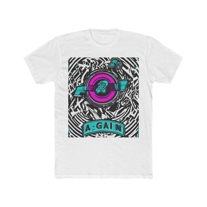 boostlete-boost-mode-type-again-badge-monoline-0293 — Unisex Cotton Crew Tee (NL 3600)