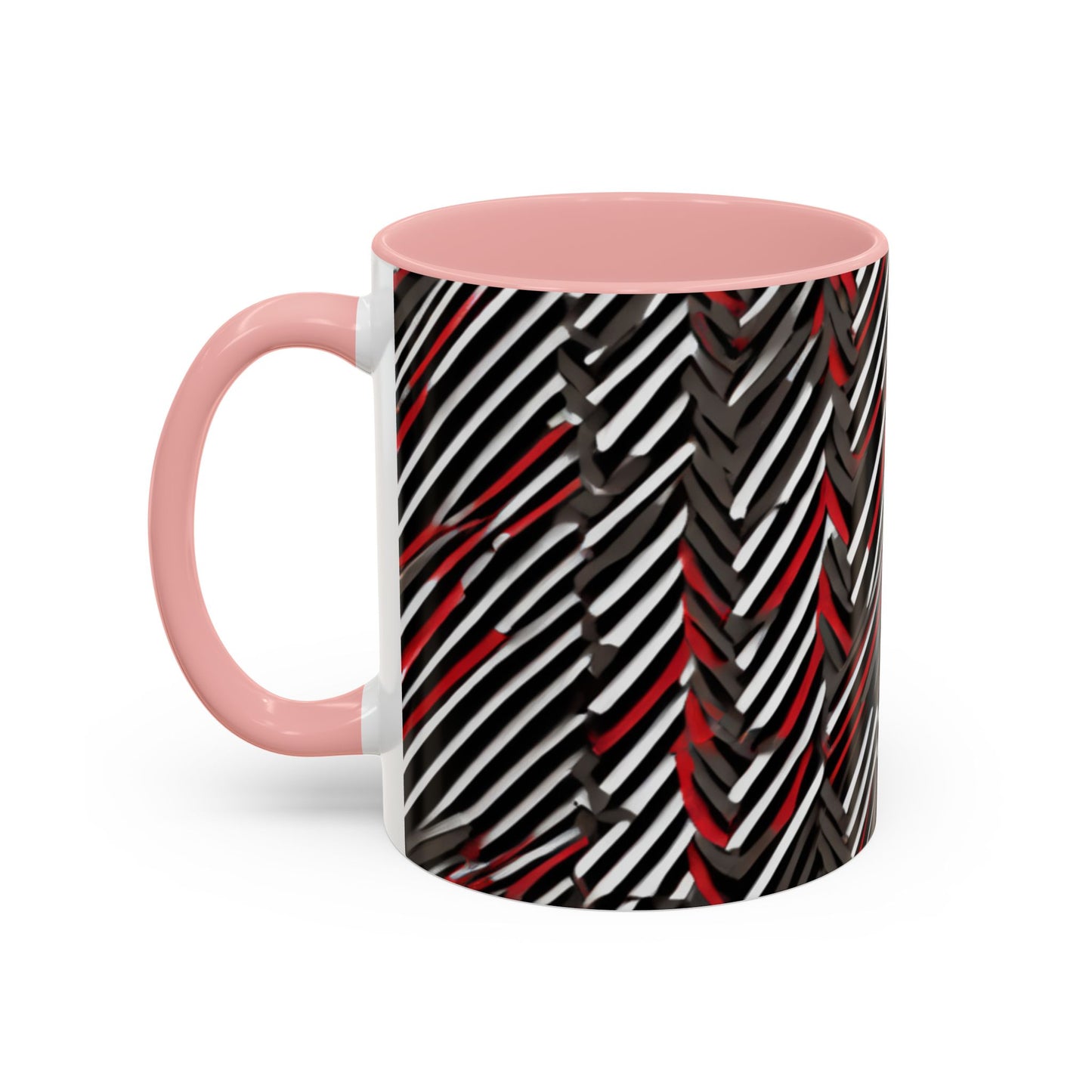 boostlete-field-day-pattern-diagonal-paper-0287 — Accent Mug 11oz/15oz