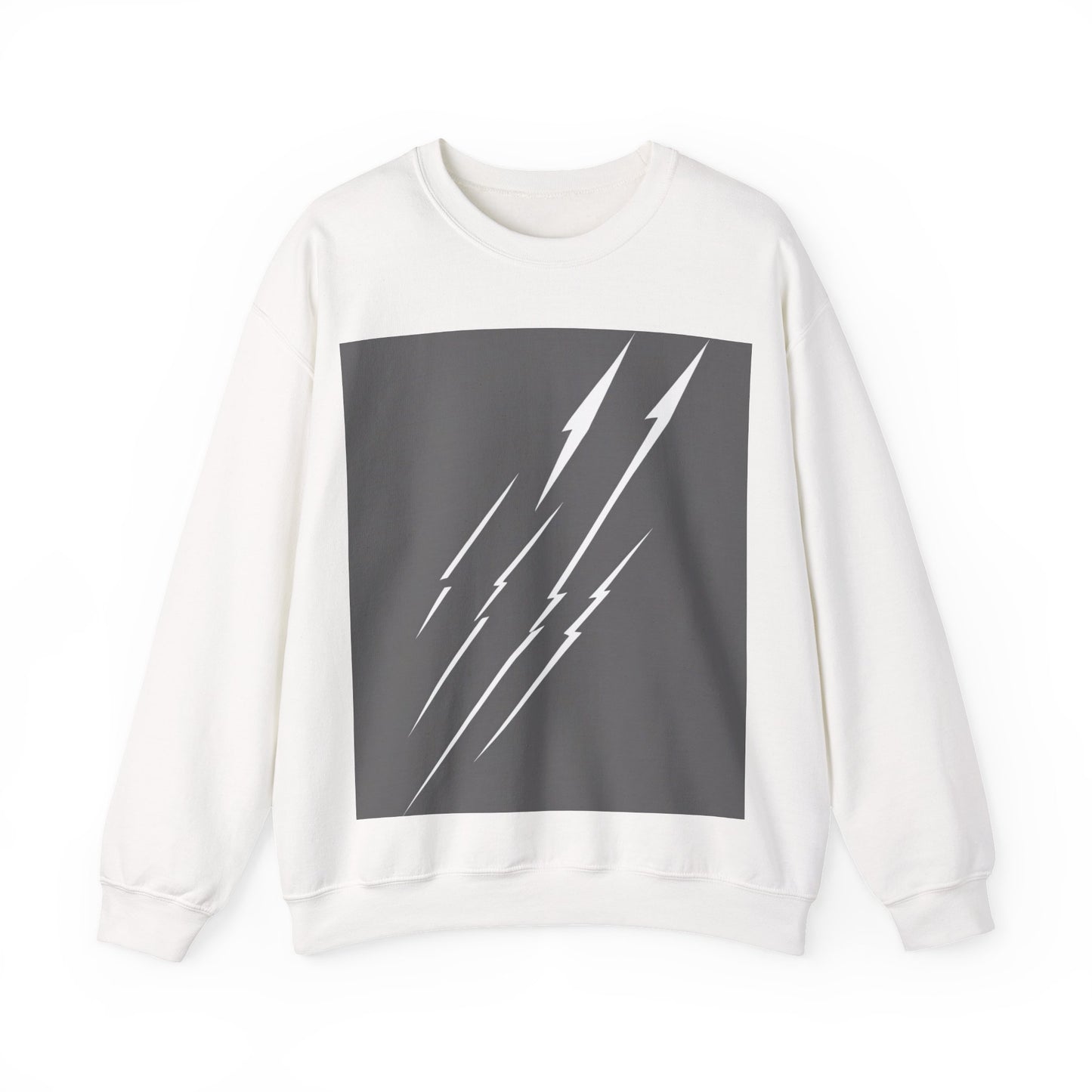 boostlete-boost-mode-icon-lightning-soft-industrial-0446 — Unisex Heavy Blend Crewneck (G18000)