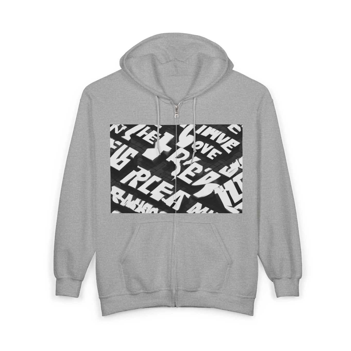 boostlete-pr-season-type-breathe-move-repeat-split-isometric-0017 — Unisex Heavy Blend Full-Zip Hooded Sweatshirt