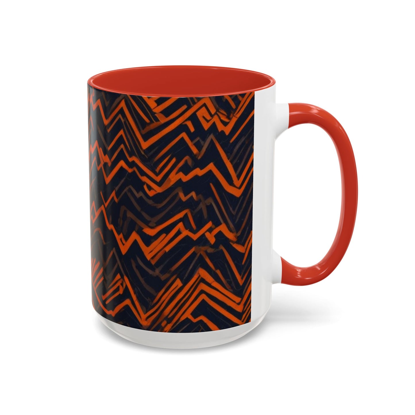 boostlete-rise-grind-pattern-ekg-modern-0155 — Accent Mug 11oz/15oz