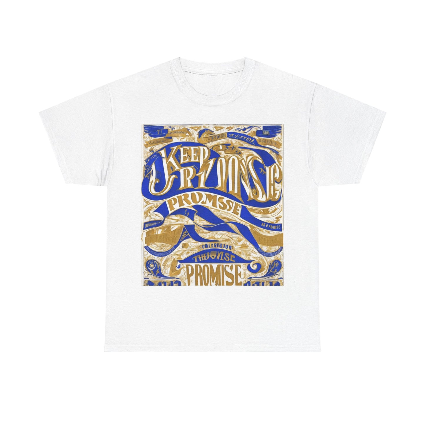 boostlete-am-crew-type-keep-the-promise-split-engraved-0101 — Unisex Heavy Cotton Tee (Gildan 5000)