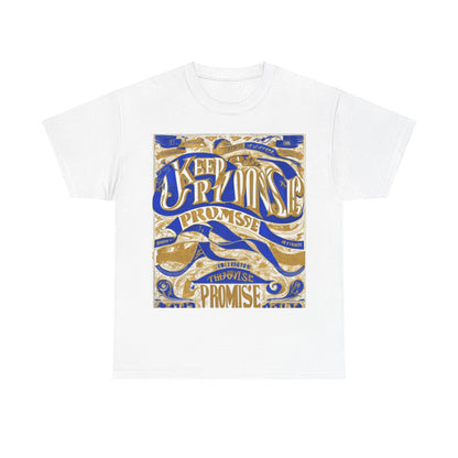 boostlete-am-crew-type-keep-the-promise-split-engraved-0101 — Unisex Heavy Cotton Tee (Gildan 5000)