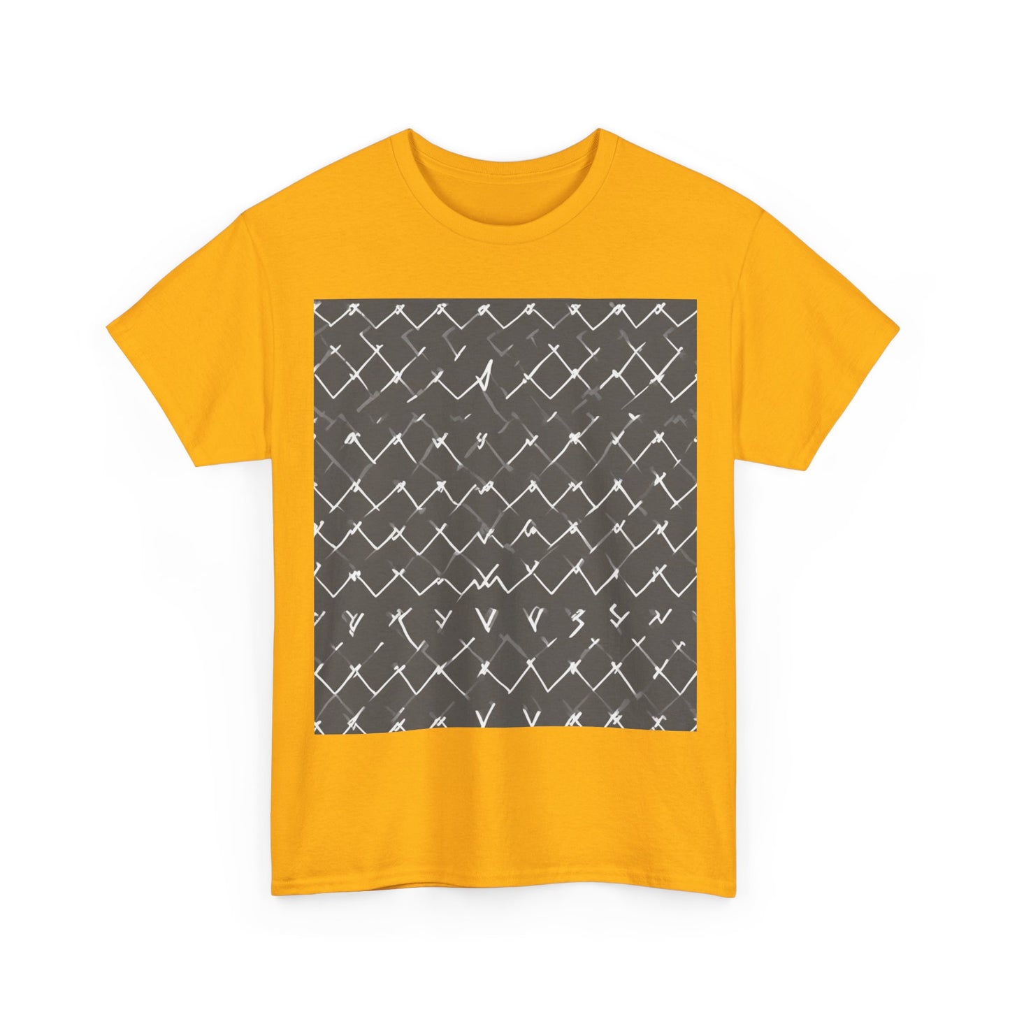 boostlete-am-crew-pattern-ekg-bold-0047 — Unisex Heavy Cotton Tee (Gildan 5000)