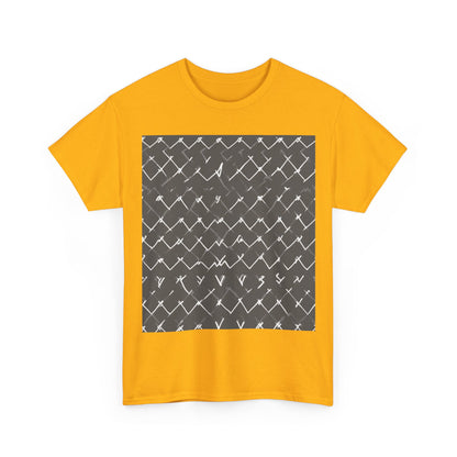 boostlete-am-crew-pattern-ekg-bold-0047 — Unisex Heavy Cotton Tee (Gildan 5000)