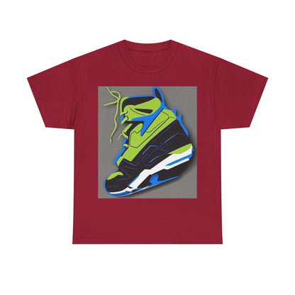 boostlete-quiet-power-icon-sneaker-duotone-paper-0066 — Unisex Heavy Cotton Tee (Gildan 5000)