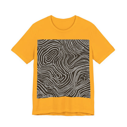 boostlete-field-day-pattern-topographic-badge-0307 — Unisex Jersey Short Sleeve (B+C 3001)