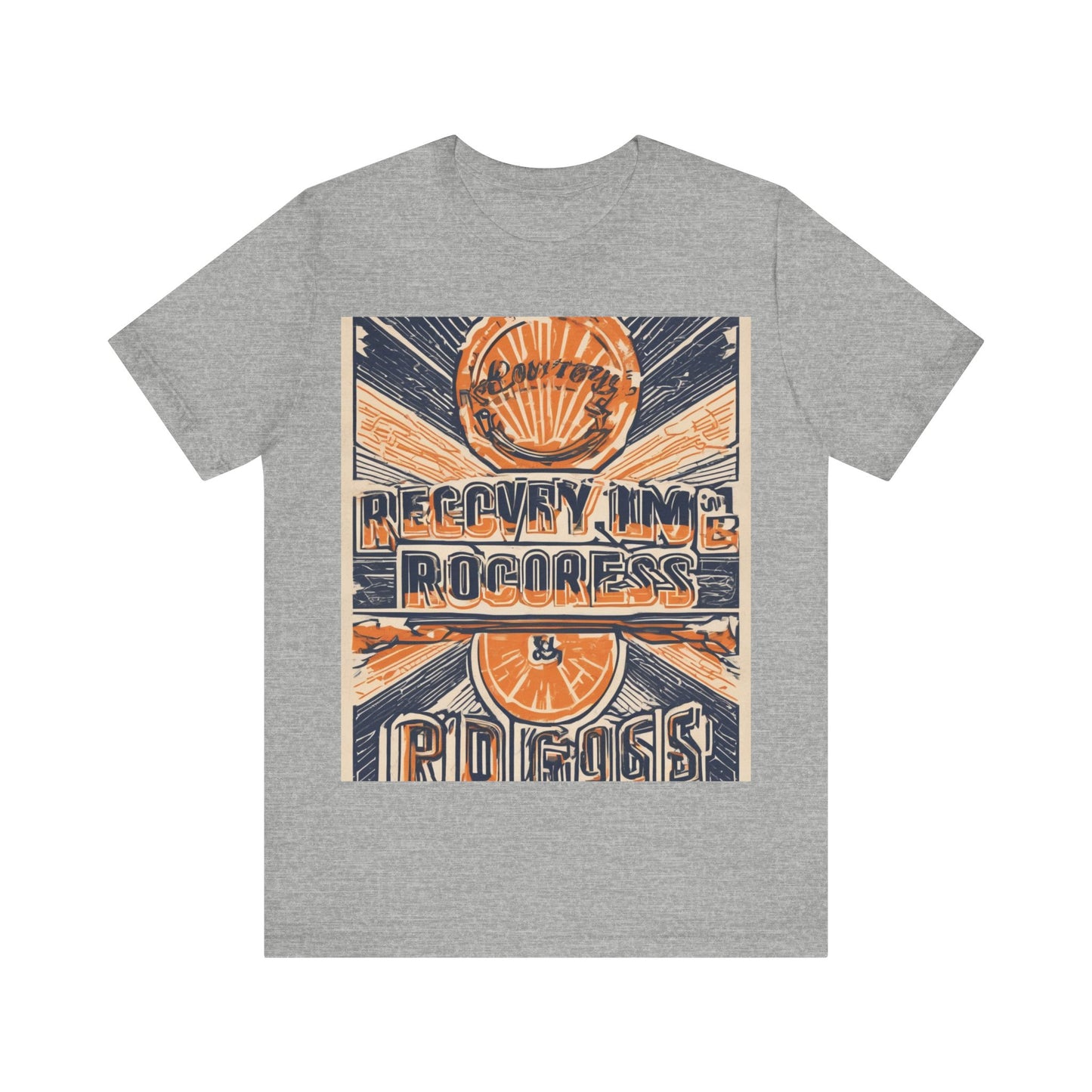 boostlete-boost-mode-type-recovery-progress-outline-over-solid-badge-0161 — Unisex Jersey Short Sleeve (B+C 3001)