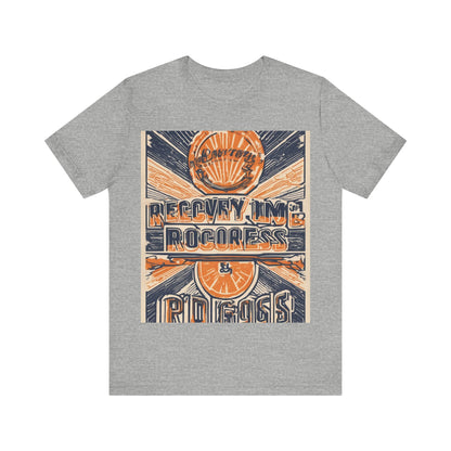 boostlete-boost-mode-type-recovery-progress-outline-over-solid-badge-0161 — Unisex Jersey Short Sleeve (B+C 3001)