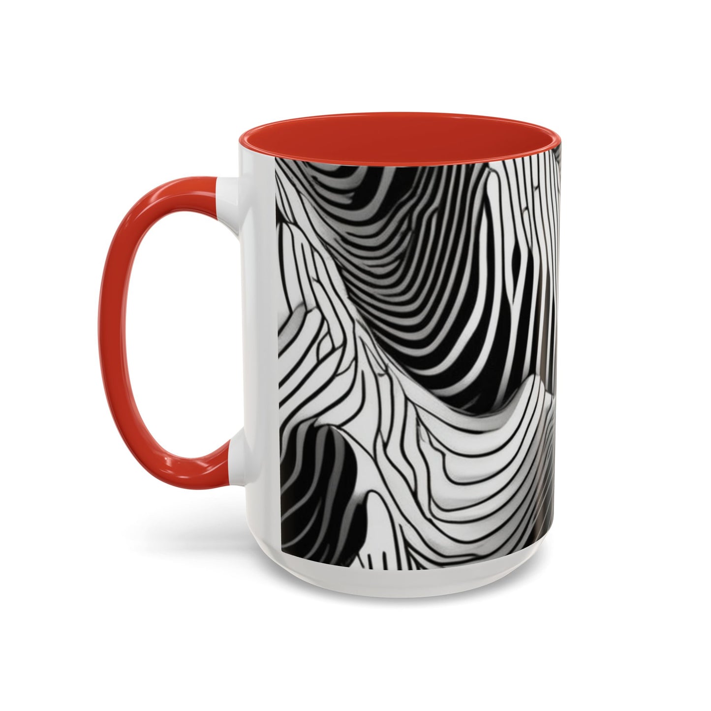 boostlete-field-day-pattern-topographic-isometric-0211 — Accent Mug 11oz/15oz