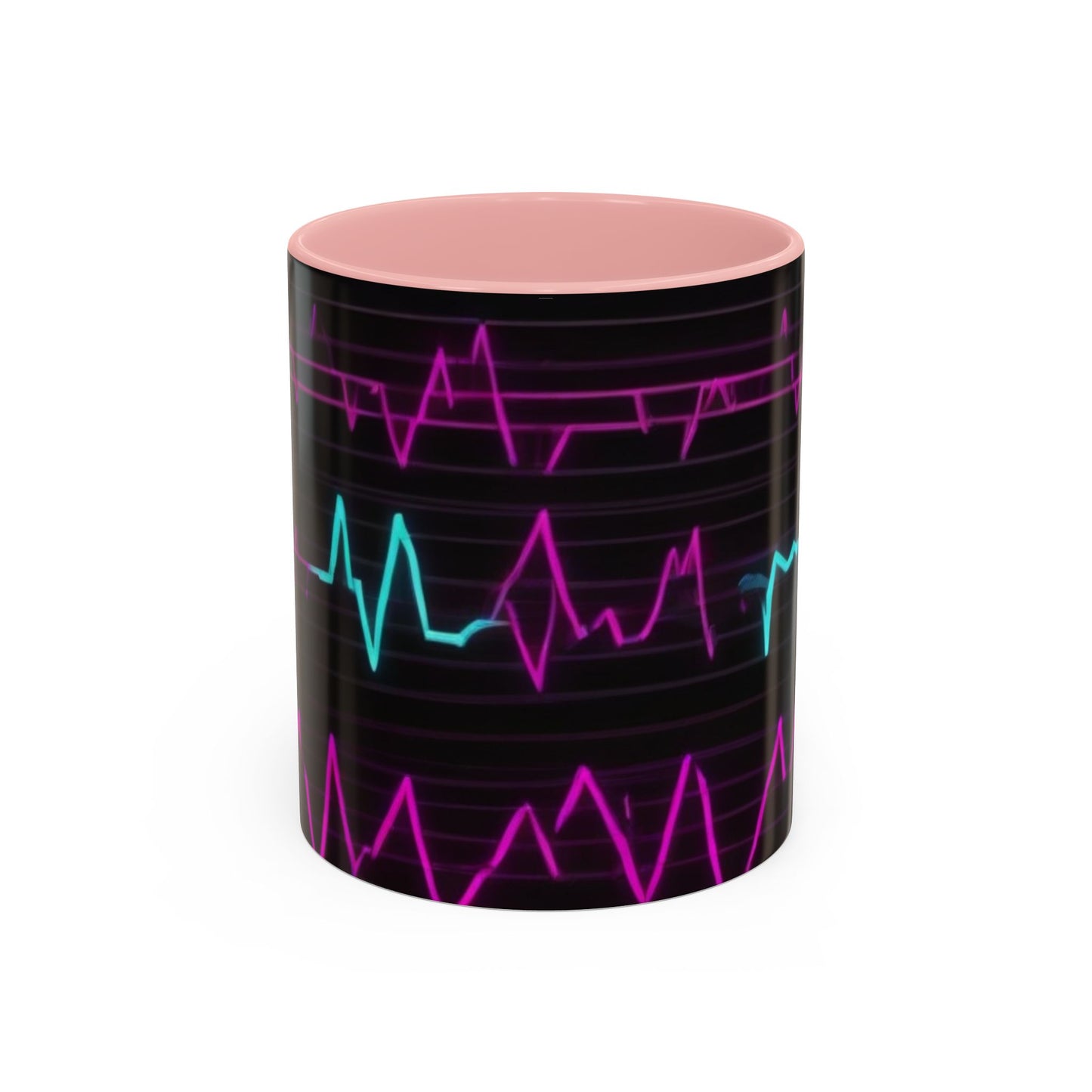 boostlete-boost-mode-pattern-ekg-modern-0111 — Accent Mug 11oz/15oz