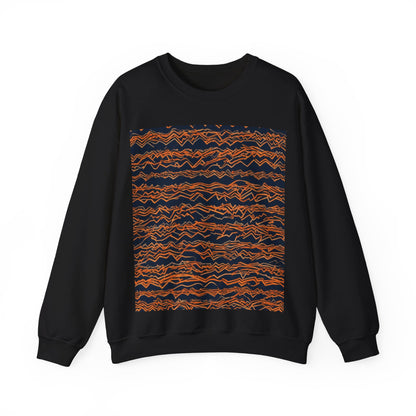 boostlete-field-day-pattern-ekg-bold-0135 — Unisex Heavy Blend Crewneck Sweatshirt (Gildan)