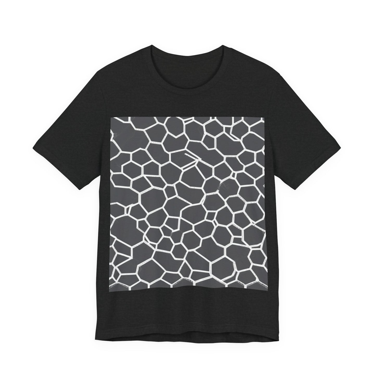 boostlete-iron-intent-pattern-hex-blueprint-0063 — Unisex Jersey Short Sleeve (B+C 3001)