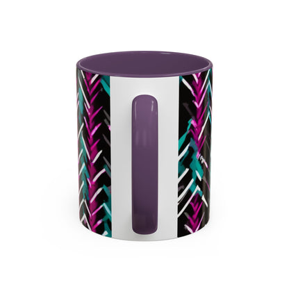 boostlete-recovery-progress-pattern-chevron-retro-0243 — Accent Mug 11/15oz