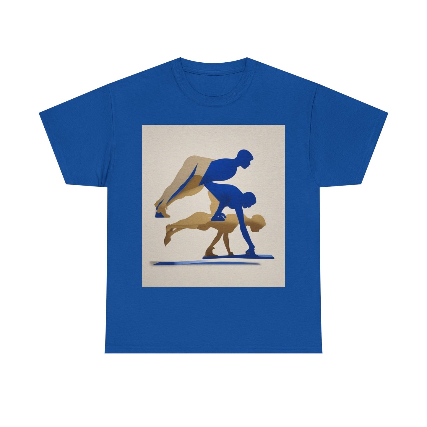 boostlete-mile-by-mile-scene-push-up-duotone-paper-0040 — Unisex Heavy Cotton Tee (Gildan 5000)