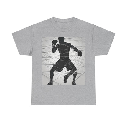 boostlete-mile-by-mile-scene-boxer-motion-geometric-0028 — Unisex Heavy Cotton Tee (Gildan 5000)