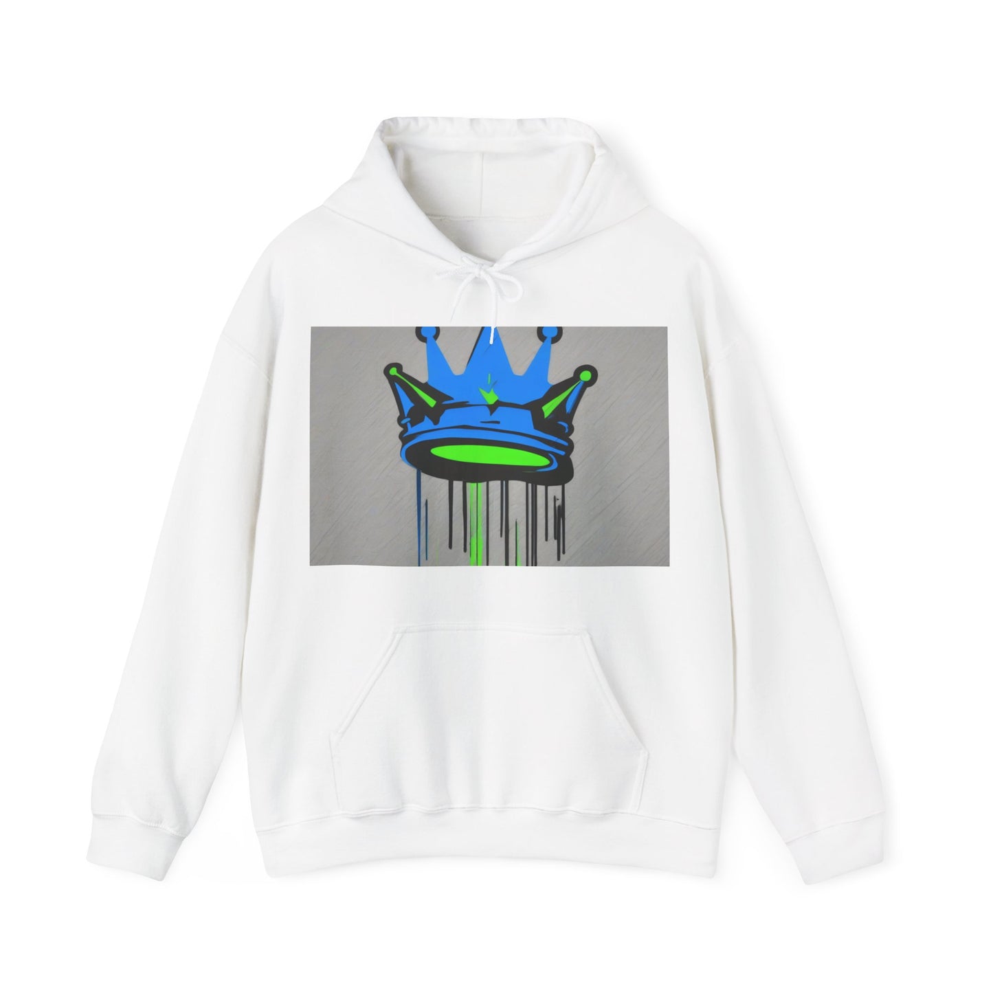 boostlete-mile-by-mile-icon-crown-matte-industrial-0162 — Unisex Heavy Blend Hooded Sweatshirt (Gildan)