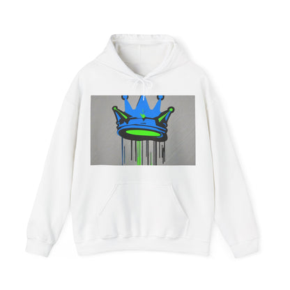 boostlete-mile-by-mile-icon-crown-matte-industrial-0162 — Unisex Heavy Blend Hooded Sweatshirt (Gildan)