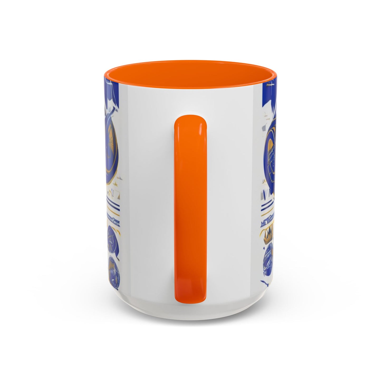 boostlete-am-crew-type-own-the-morning-outline-over-solid-vector-0429 — Accent Mug 11/15oz