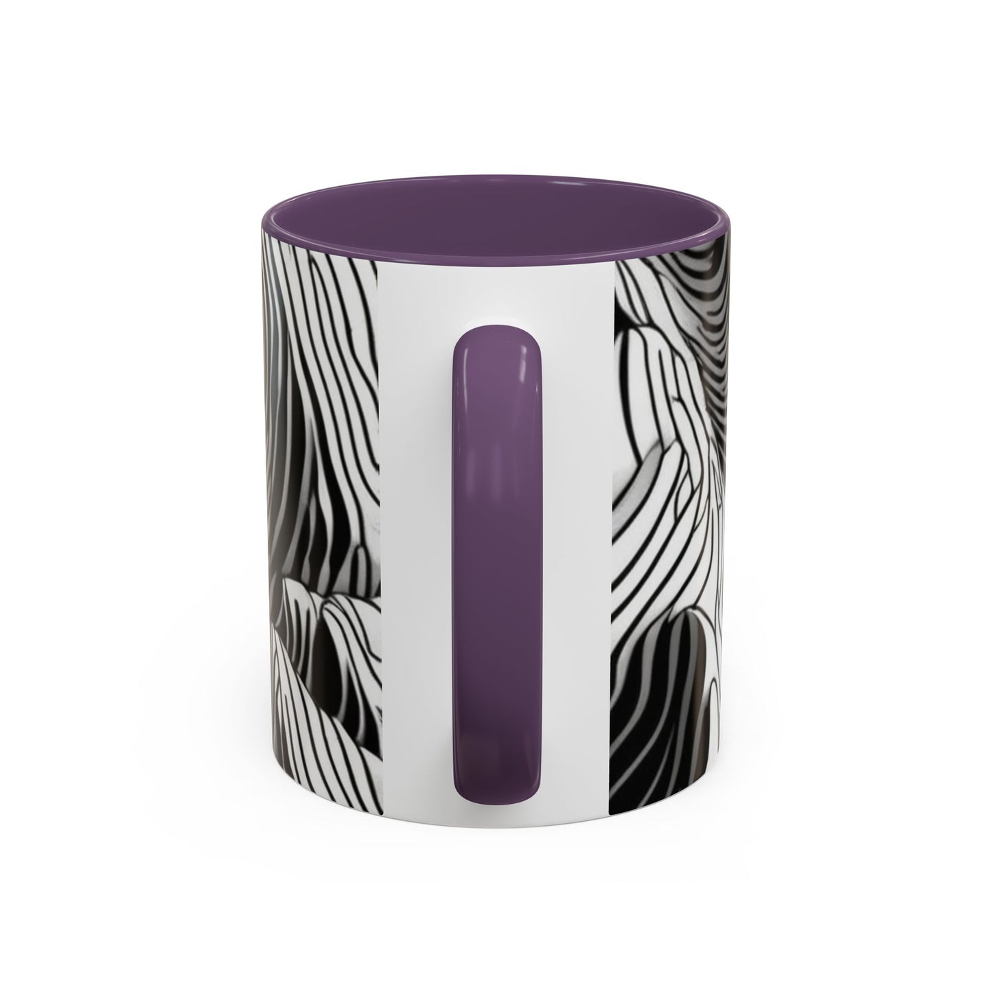 boostlete-field-day-pattern-topographic-isometric-0211 — Accent Mug 11oz/15oz