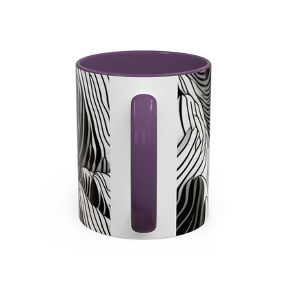 boostlete-field-day-pattern-topographic-isometric-0211 — Accent Mug 11oz/15oz