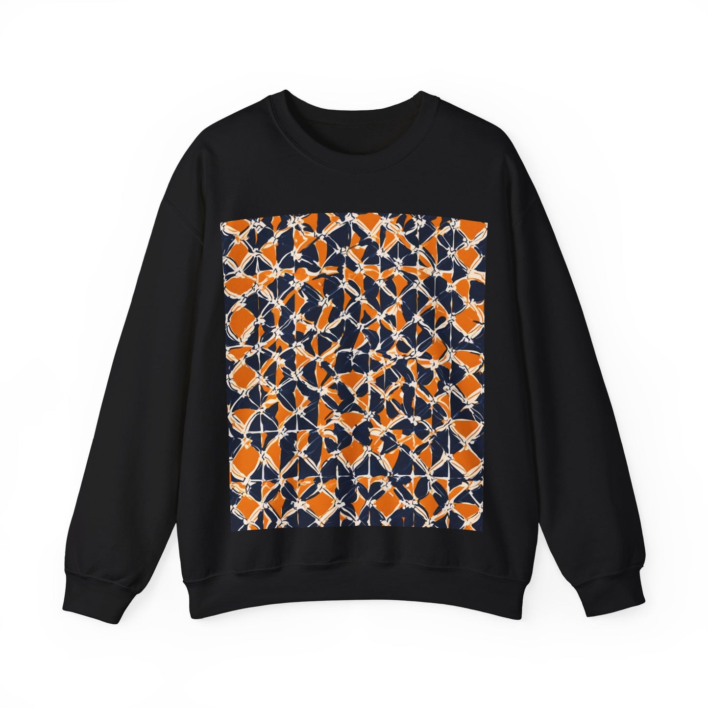 boostlete-headspace-pattern-plate-number-badge-0387 — Unisex Heavy Blend Crewneck (G18000)