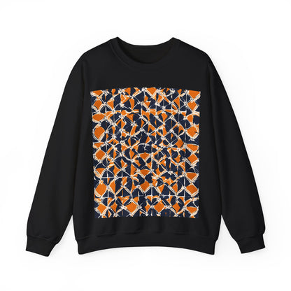 boostlete-headspace-pattern-plate-number-badge-0387 — Unisex Heavy Blend Crewneck (G18000)
