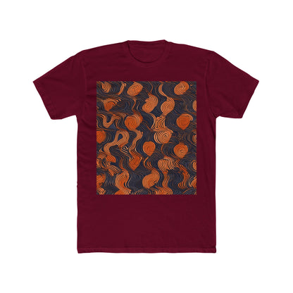 boostlete-iron-intent-pattern-topographic-engraved-0019 — Unisex Cotton Crew Tee (NL 3600)